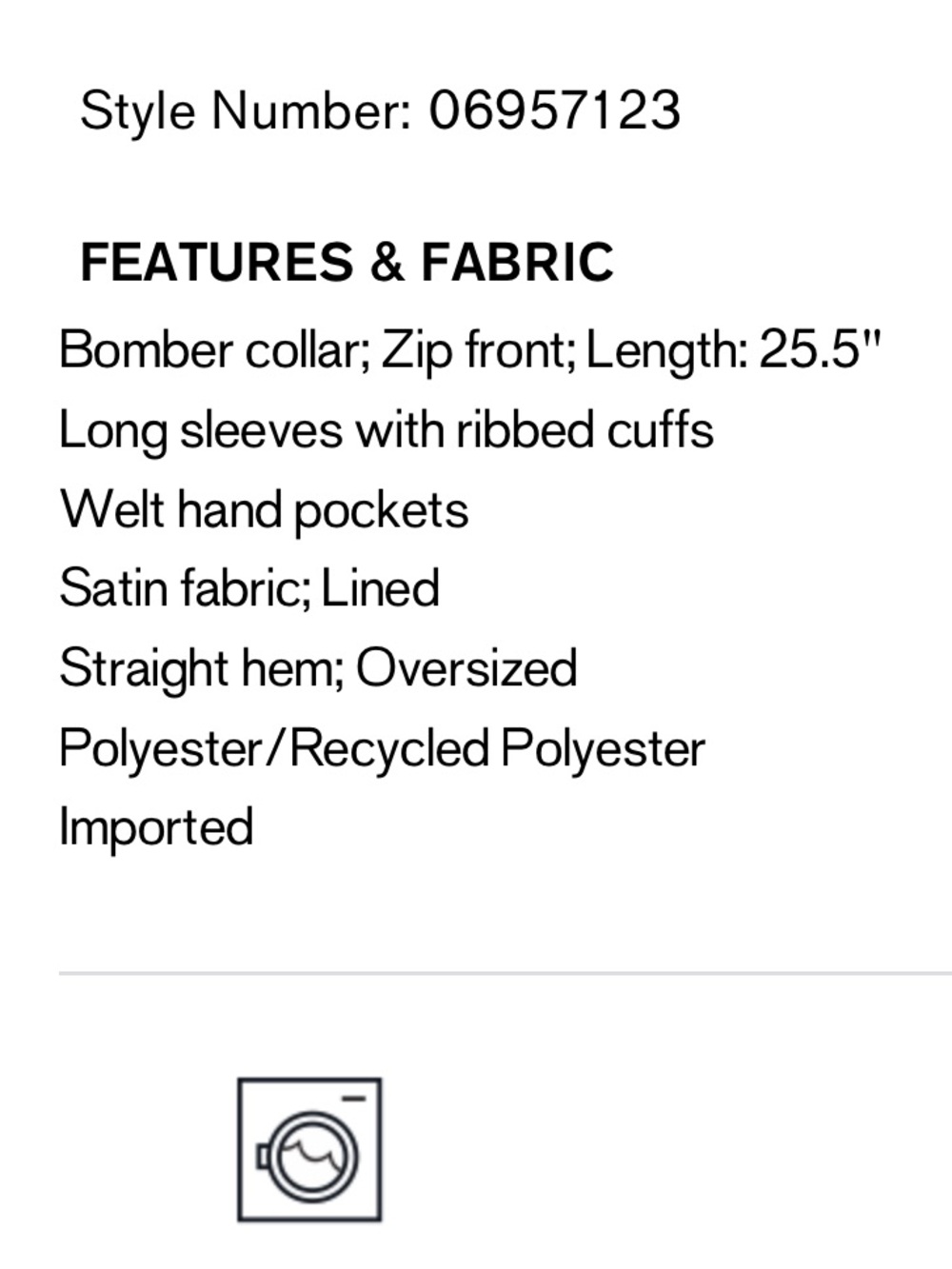 Express Satin Oversized Bomber Jacket - Brown - Picture 3 of 3